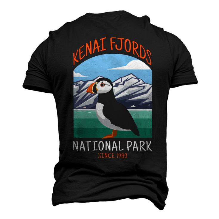 Kenai Fjords National Park Us Puffin Bird Alaska Men's 3D T-shirt Back Print