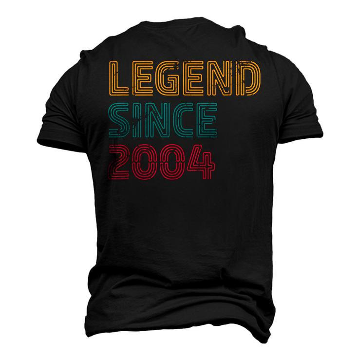 Legend Since 2004 18 Years Old Retro Born 2004 18Th Birthday  Men's 3D Print Graphic Crewneck Short Sleeve T-shirt