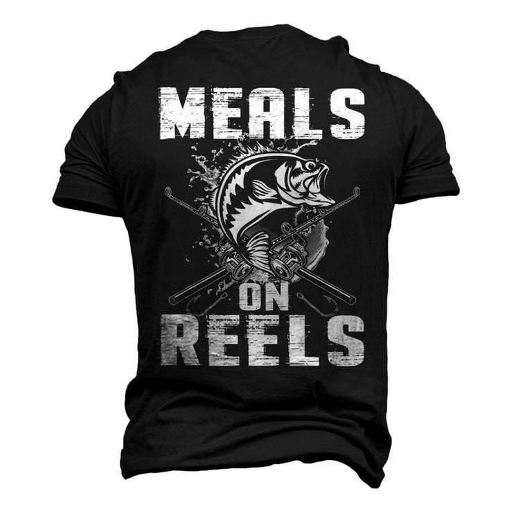 Meals On Reels Men's 3D T-shirt Back Print