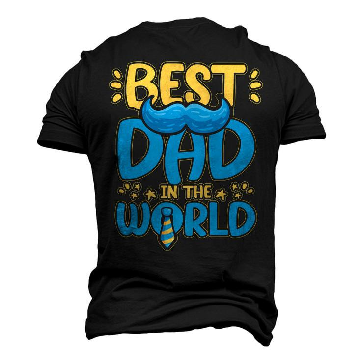 Mens Best Dad In The World For A Dad   Men's 3D Print Graphic Crewneck Short Sleeve T-shirt