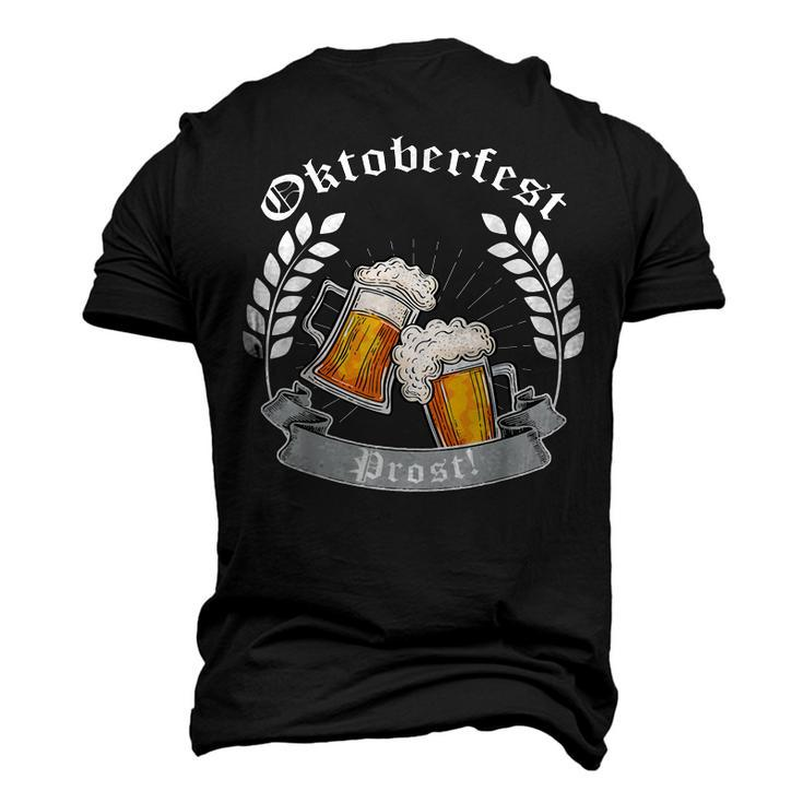 Oktoberfest Prost German Drinking Beer Germany Festival  Men's T-shirt 3D Print Graphic Crewneck Short Sleeve Back Print