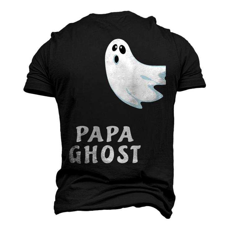 Papa Ghost Funny Spooky Halloween Ghost Halloween Dad  Men's 3D Print Graphic Crewneck Short Sleeve T-shirt