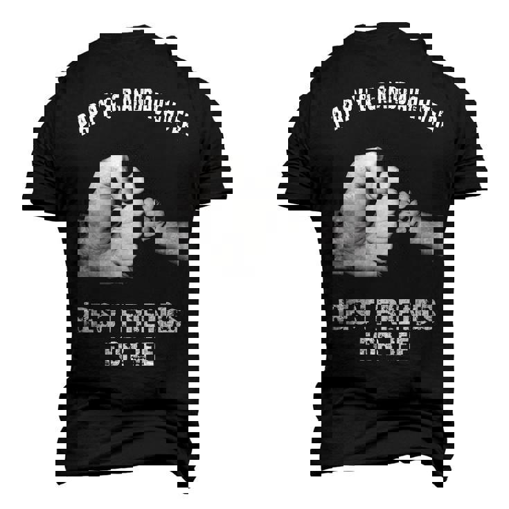 Pappy & Granddaughter - Best Friends Men's 3D T-shirt Back Print