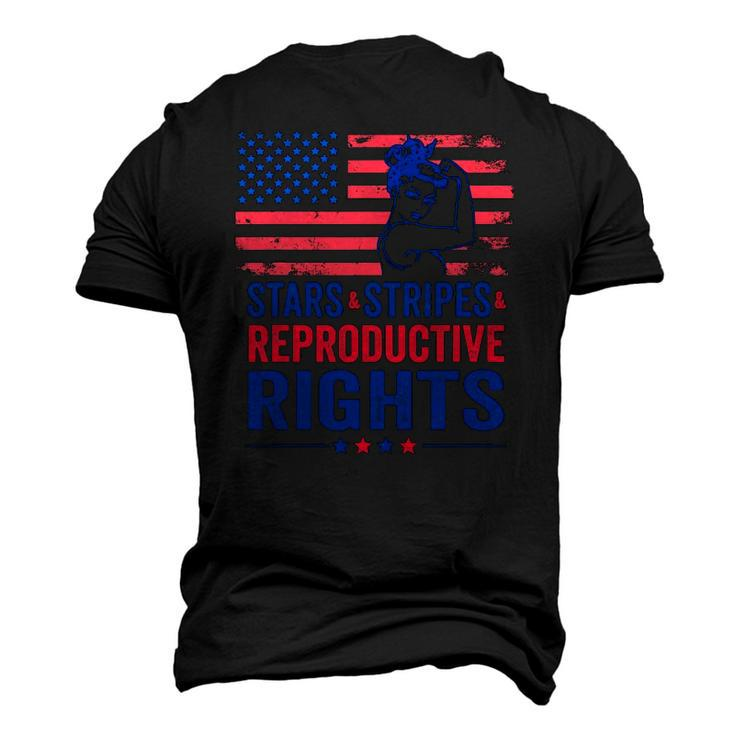 Patriotic 4Th Of July Stars Stripes Reproductive Right Men's 3D T-Shirt Back Print