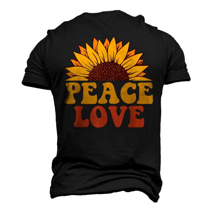 Peace Sign Love 60S 70S Tie Dye Hippie Halloween Costume V8 Men's 3D T-shirt Back Print