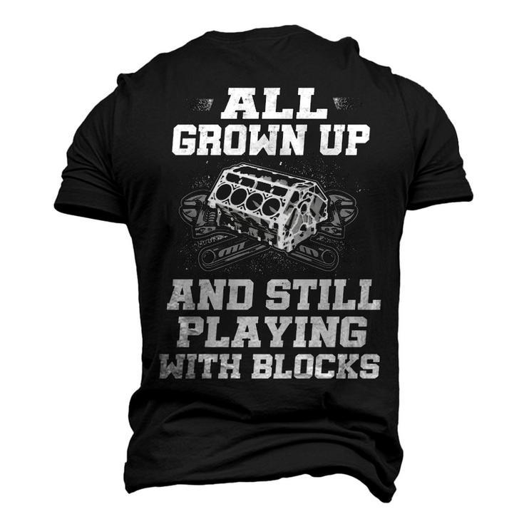 Still Play With Blocks V2 Men's 3D T-shirt Back Print