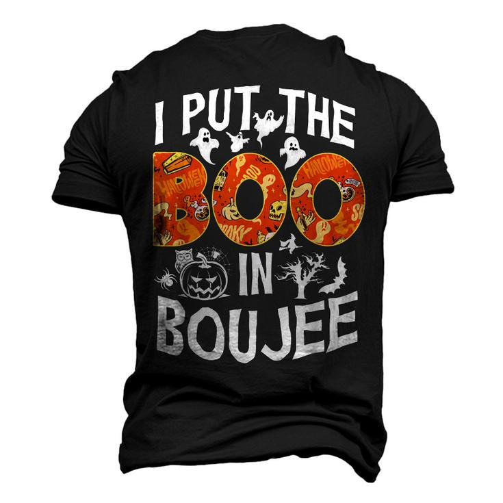 I Put The Boo In Boujee Happy Halloween Men's 3D T-shirt Back Print