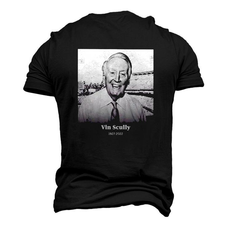 RIP Vin Scully Legend 1927 2022  Men's 3D Print Graphic Crewneck Short Sleeve T-shirt