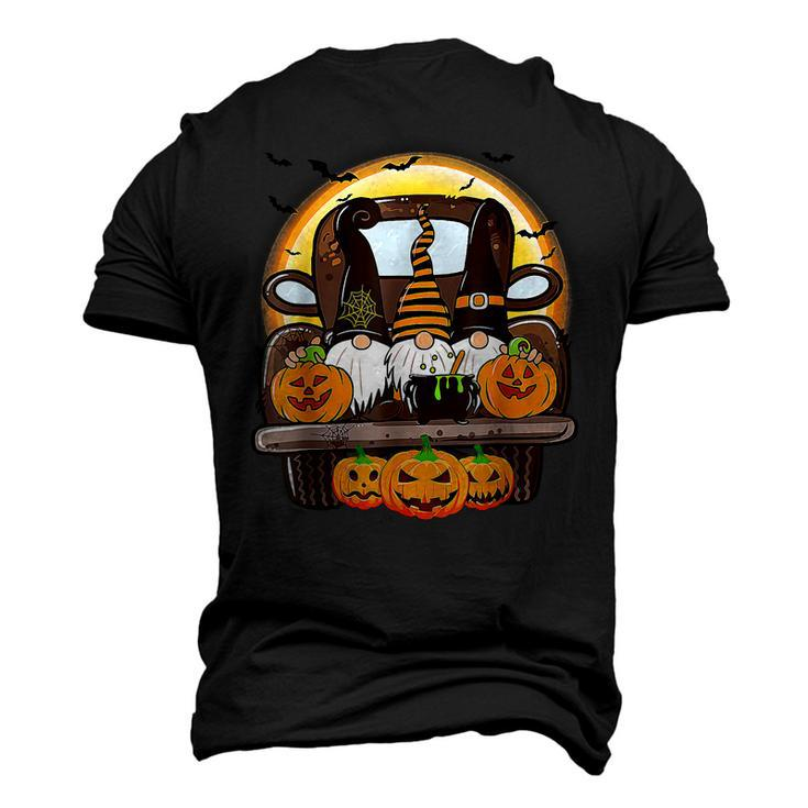 Scary Halloween Truck Gnomes Farmer Witch Pumpkin Costume Men's 3D T-shirt Back Print