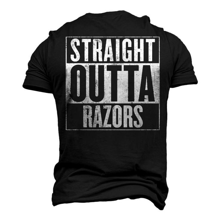 Straight Outta Razors V2 Men's 3D T-shirt Back Print