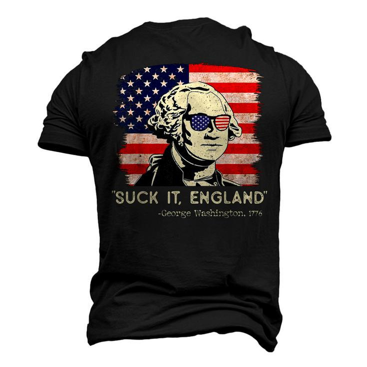 Suck It England 4Th Of July George Washington Men's 3D T-shirt Back Print