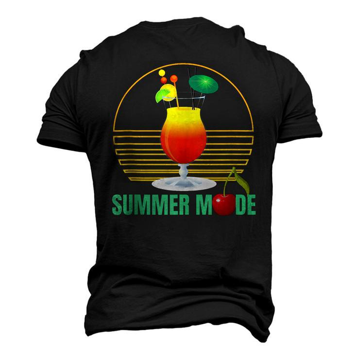 Summer Vacay Mode Cute Cocktail Beach Dreams V3 Men's 3D T-shirt Back Print