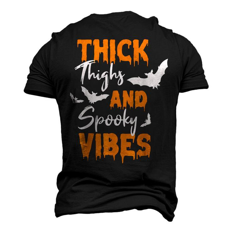 Thick Thighs And Spooky Vibes Spooky Vibes Halloween Men's 3D T-shirt Back Print