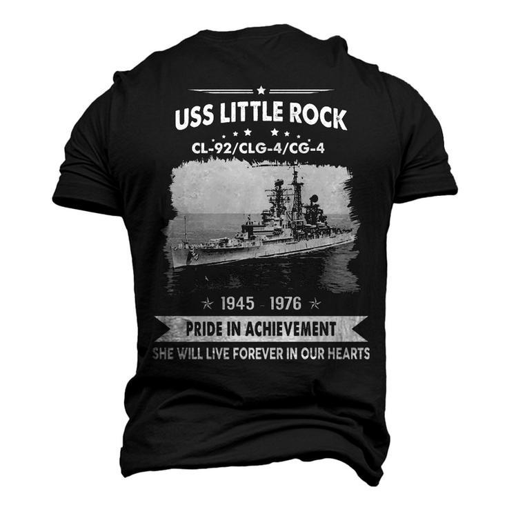 Uss Little Rock Cg 4 Clg 4 Cl  Men's 3D Print Graphic Crewneck Short Sleeve T-shirt