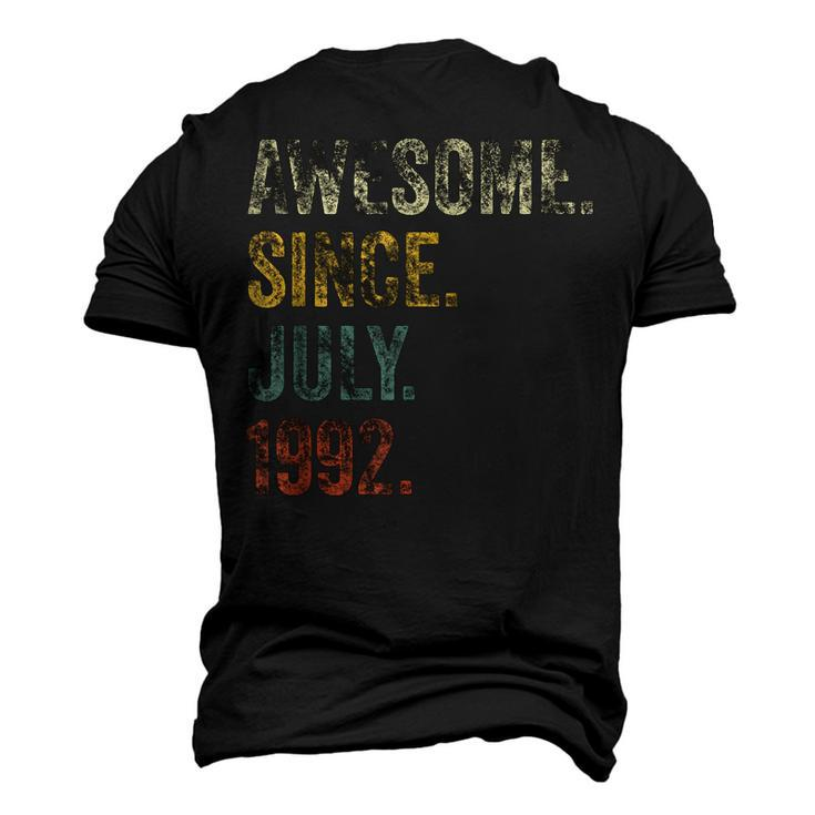 Vintage 1992 30Th Birthday Awesome Since July 1992 Men's 3D T-shirt Back Print