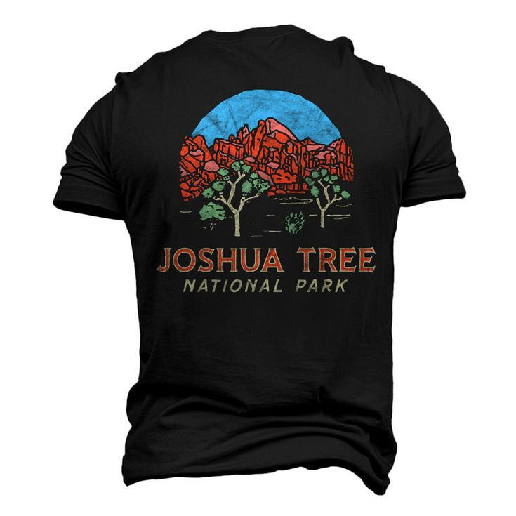 Vintage Joshua Tree National Park Retro Desert Men's 3D T-shirt Back Print