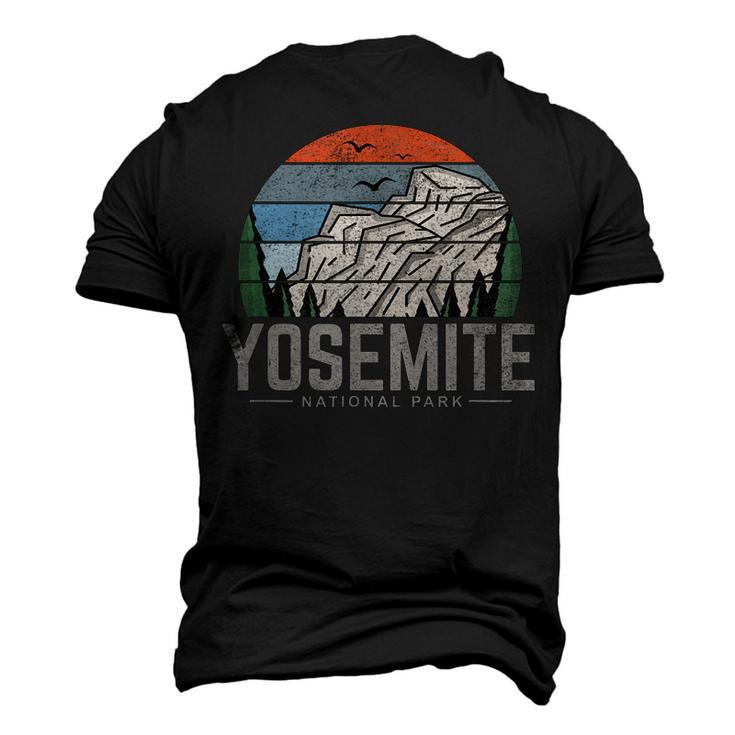 Vintage Retro Yosemite National Park Hiking T V2 Men's 3D T-shirt Back Print