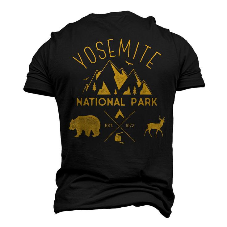 Yosemite National Park California Souvenir Men's 3D T-shirt Back Print