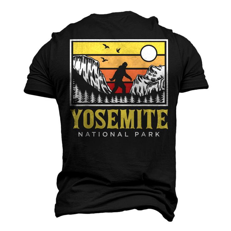 Yosemite National Park Us Bigfoot Sasquatch Yeti Men's 3D T-shirt Back Print