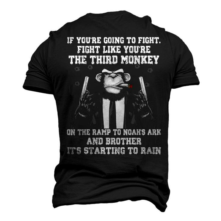 If Youre Going To Fight Front Men's 3D T-shirt Back Print