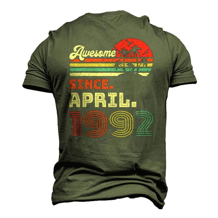 31 Years Old Awesome Since April 1992 31St Birthday Men's 3D T-Shirt Back Print