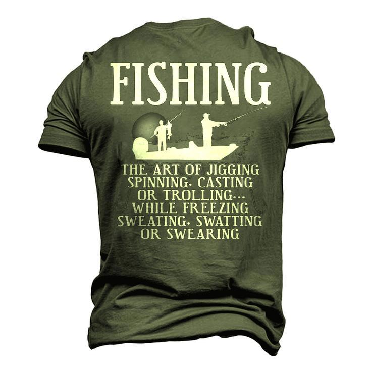 Art Of Fishing Men's 3D T-shirt Back Print