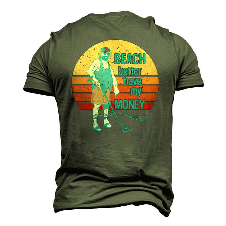 Beach Better Have My Money Retro Sunset Men's 3D T-Shirt Back Print
