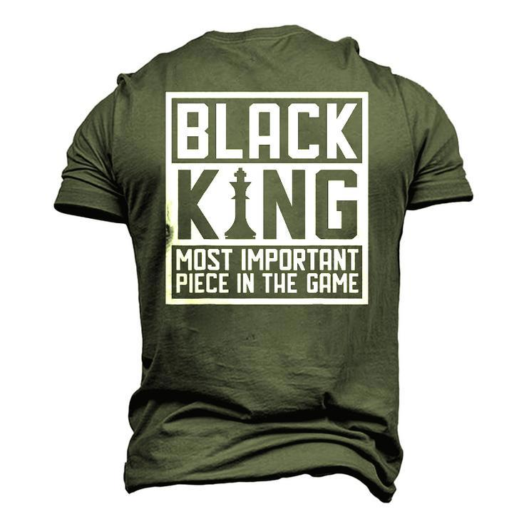 Black King The Most Important Piece In The Game African Men Men's 3D T-Shirt Back Print
