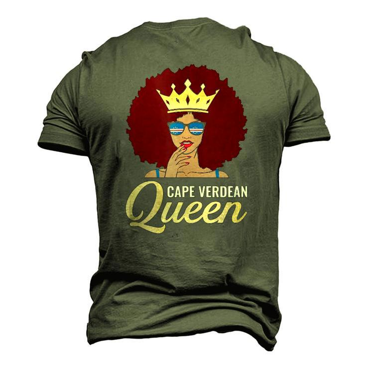Cape Verdean Queen Cape Verdean Men's 3D T-Shirt Back Print