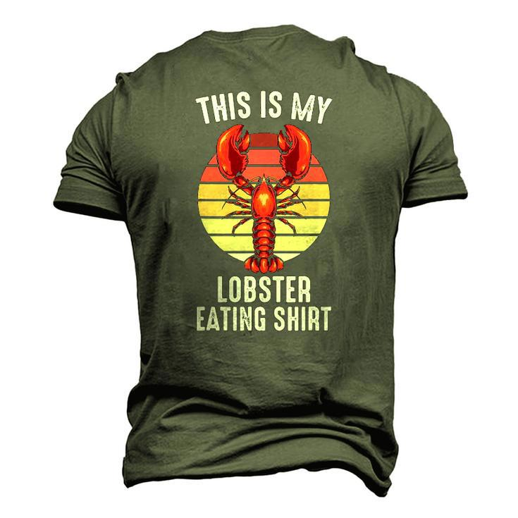 Crab &8211 This Is My Lobster Eating &8211 Shellfish &8211 Chef Men's 3D T-Shirt Back Print