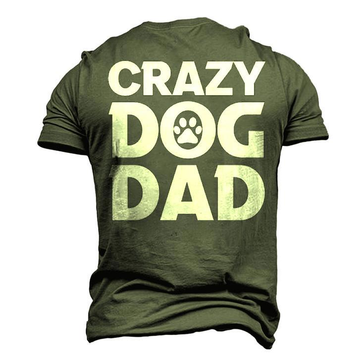 Crazy Dog Dad V2 Men's 3D T-shirt Back Print