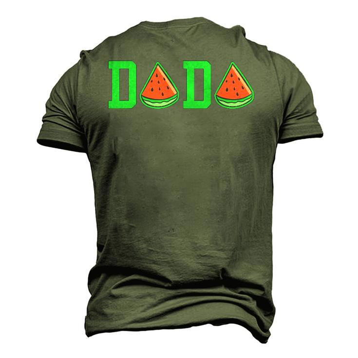 Dada Daddy Watermelon Summer Vacation Summer Men's 3D T-Shirt Back Print