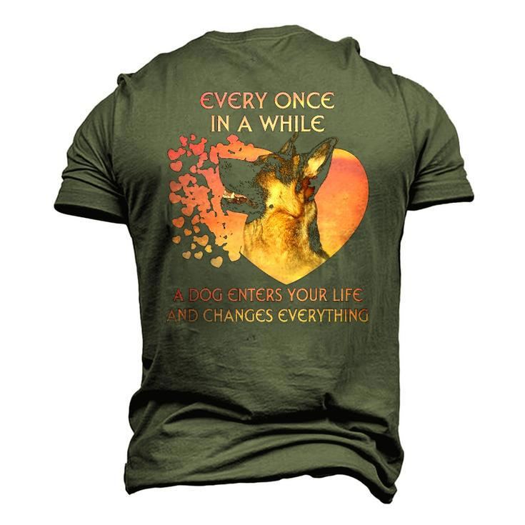 Every Once In A While A Dutch Shepherd Enters You Life Men's 3D T-Shirt Back Print