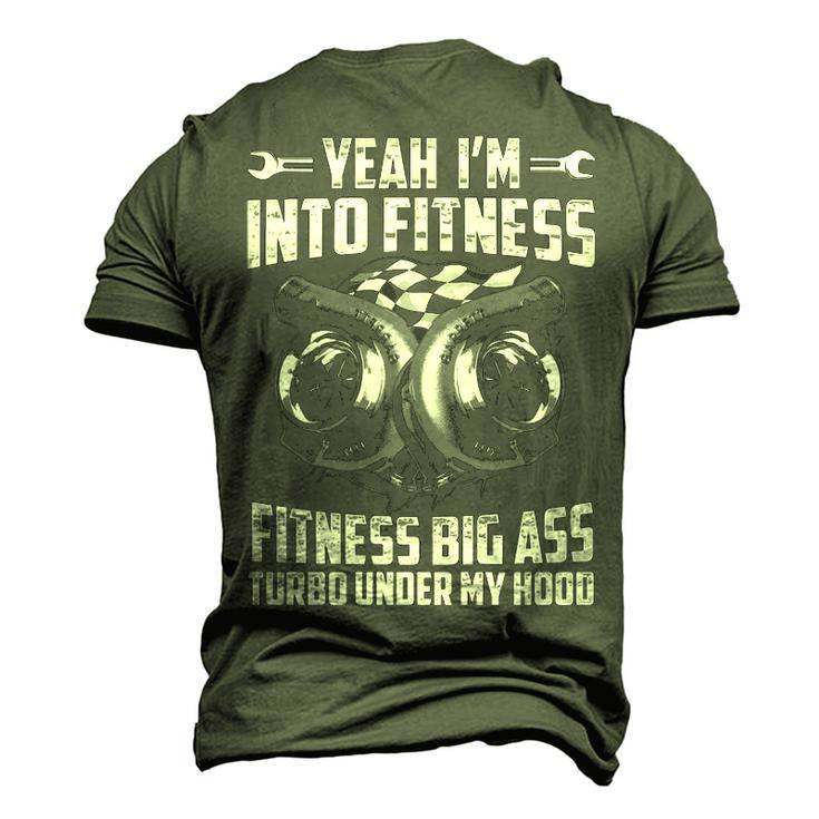 Fitness Turbo Men's 3D T-shirt Back Print