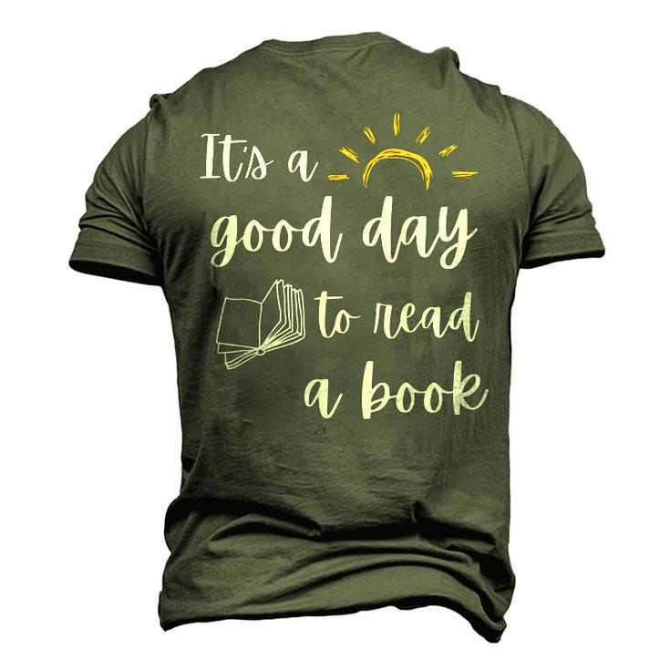 Funny Its Good Day To Read Book Funny Library Reading Lover Men's 3D Print Graphic Crewneck Short Sleeve T-shirt