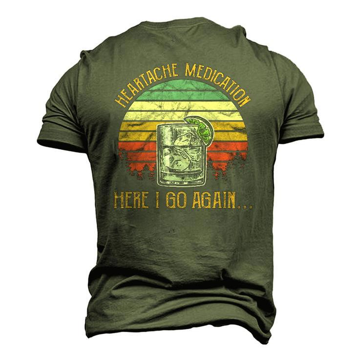 Heartache Medicationhere I Go Again&8230 Music Lover Men's 3D T-Shirt Back Print