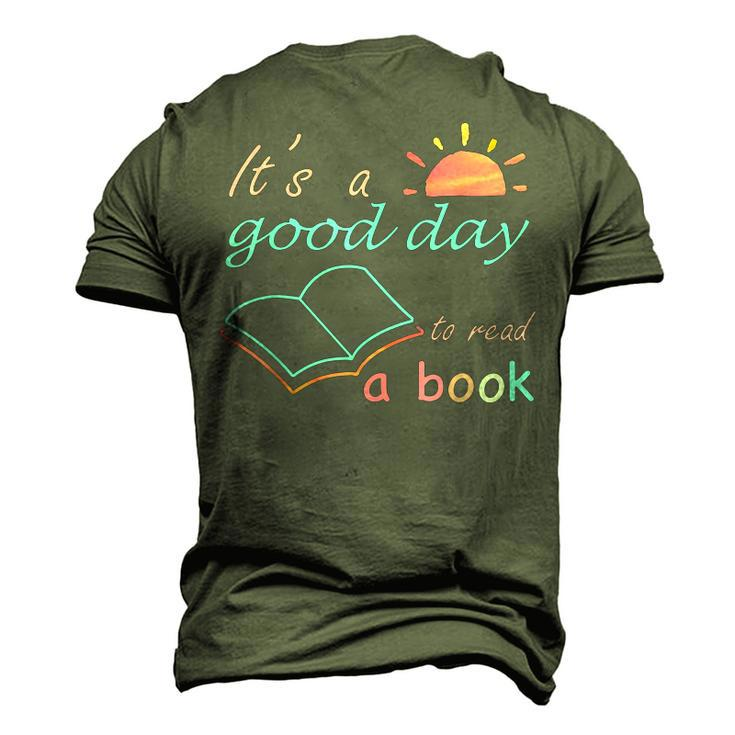 Its Good Day To Read Book Funny Library Reading Lovers Men's 3D Print Graphic Crewneck Short Sleeve T-shirt
