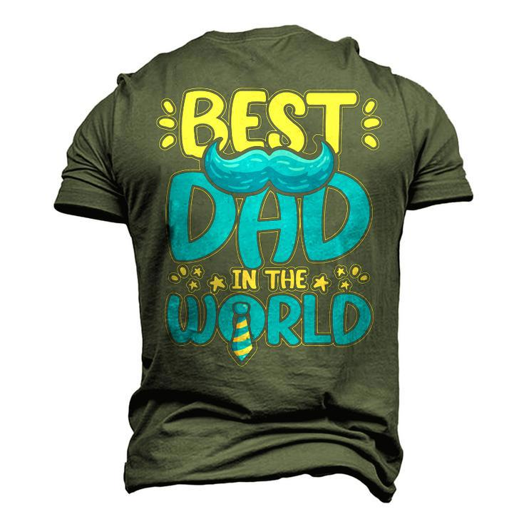 Mens Best Dad In The World For A Dad  Men's 3D Print Graphic Crewneck Short Sleeve T-shirt