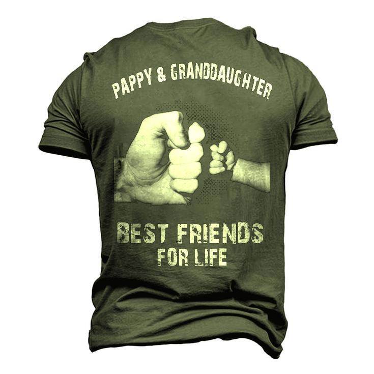 Pappy & Granddaughter - Best Friends Men's 3D T-shirt Back Print