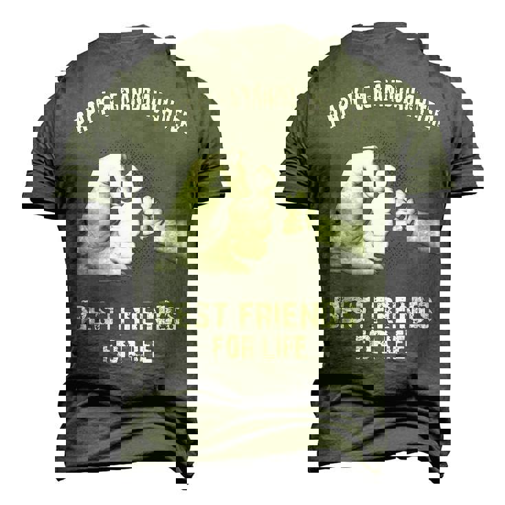 Pappy & Granddaughter - Best Friends Men's 3D T-shirt Back Print