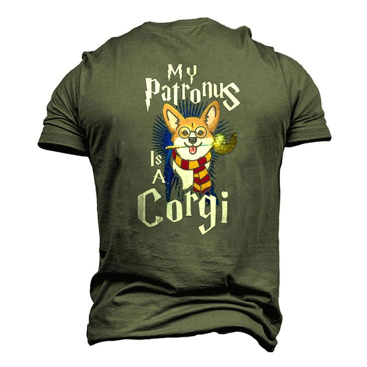 My Patronus Is Corgi Corgi For Corgi Lovers Corgis Men's 3D T-Shirt Back Print