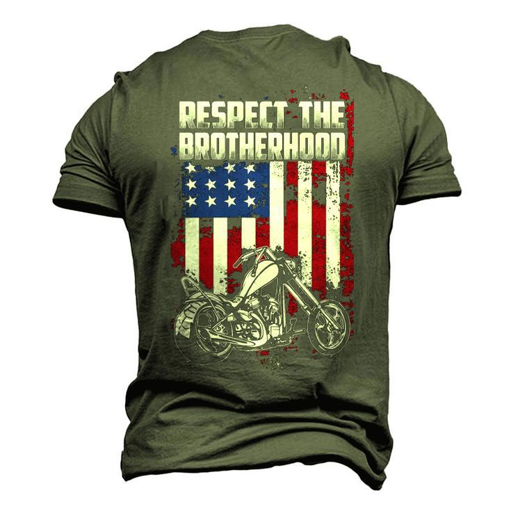Respect Brotherhood Men's 3D T-shirt Back Print