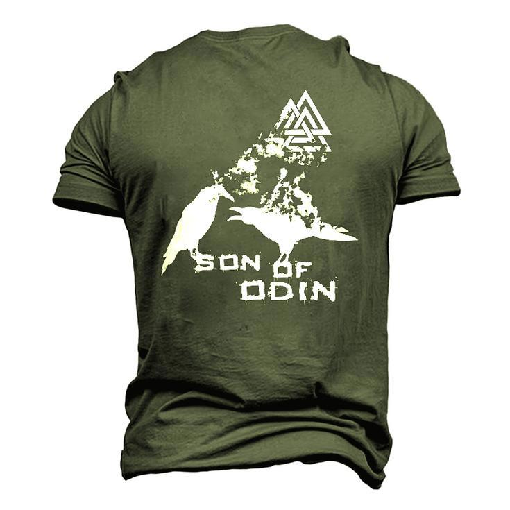 Son Of Odin Viking Odin&8217S Raven Norse Men's 3D T-Shirt Back Print