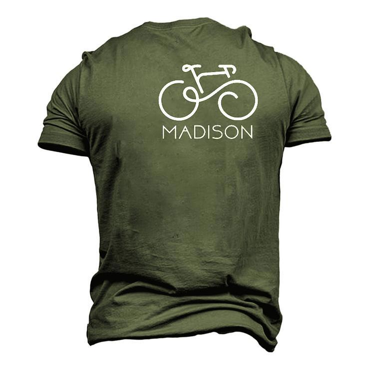 Vintage Tee Bike Madison Men's 3D T-Shirt Back Print