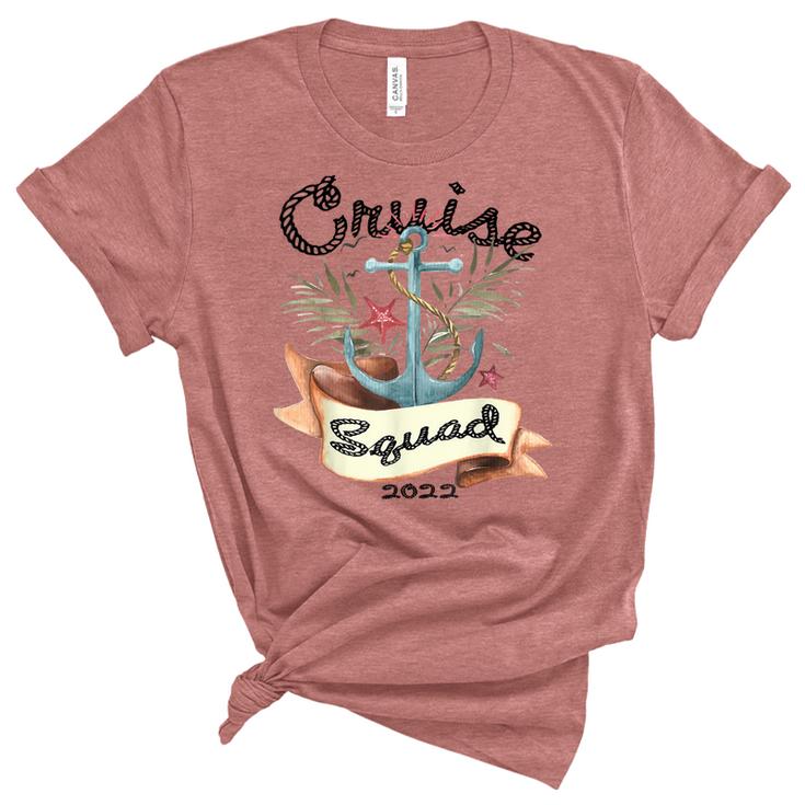 Cruise Squad 2022  Family Cruise Trip Vacation Holiday  Unisex Crewneck Soft Tee