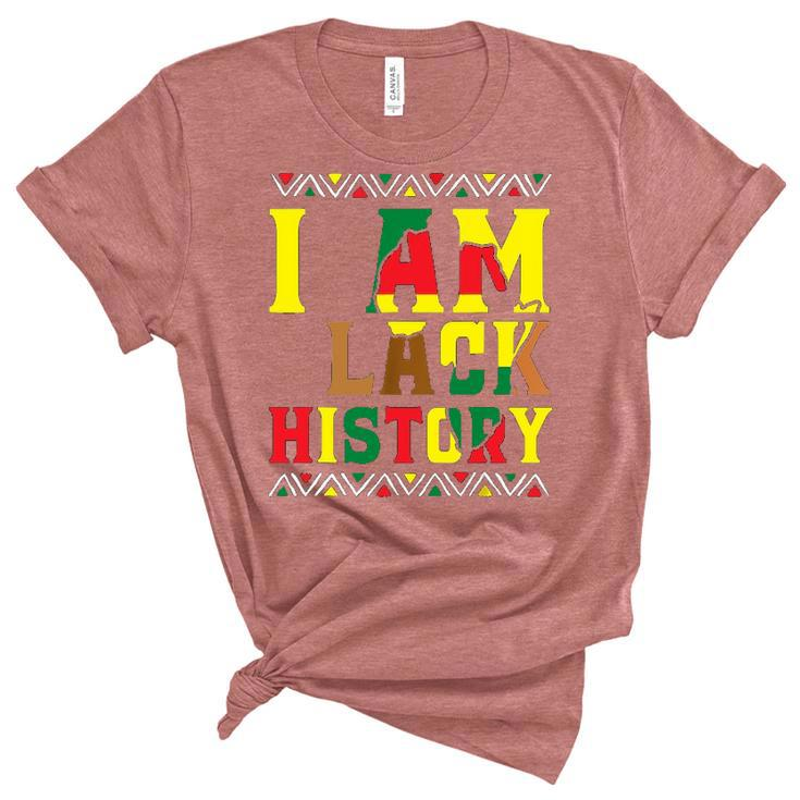 I Am Black History   Black History Month & Pride Women's Short Sleeve T-shirt Unisex Crewneck Soft Tee