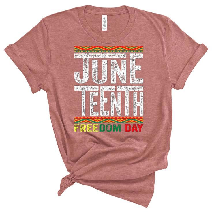 Juneteenth Since 1865 Black History Month Freedom Day Girl Women's Short Sleeve T-shirt Unisex Crewneck Soft Tee