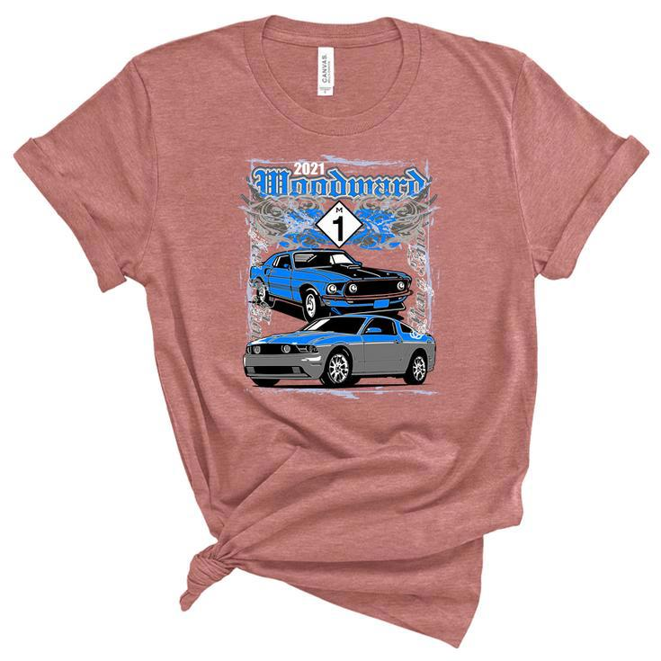 Woodward Cruise 2021 In Muscle Style Graphic Design Printed Casual Daily Basic Women's Short Sleeve T-shirt Unisex Crewneck Soft Tee
