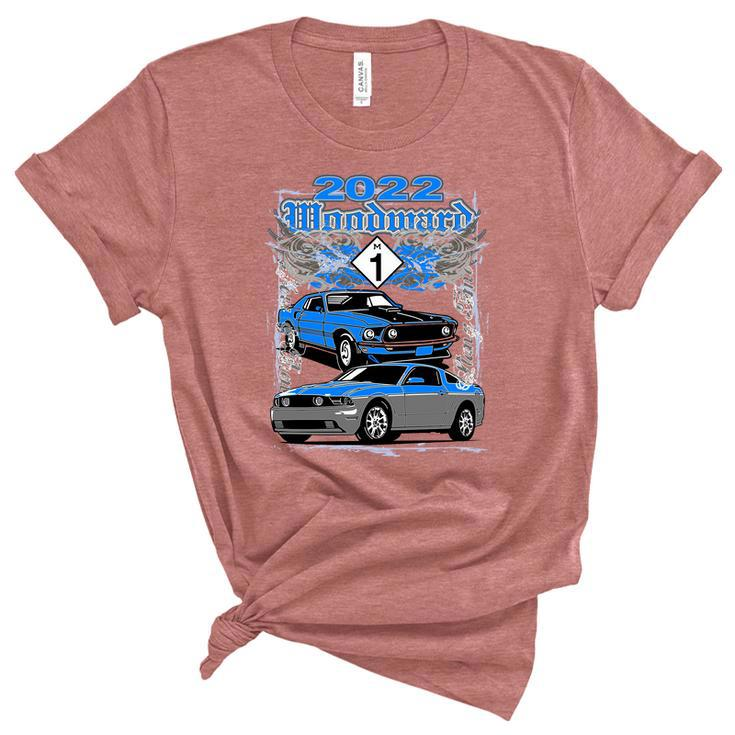 Woodward Cruise 2022 In Muscle Graphic Design Printed Casual Daily Basic Women's Short Sleeve T-shirt Unisex Crewneck Soft Tee