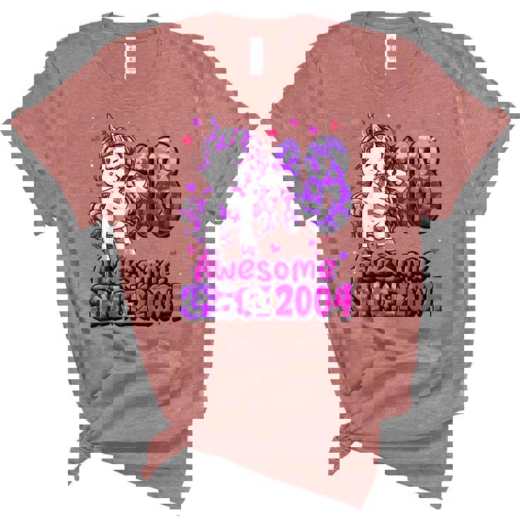 18 Years Old Unicorn Flossing 18Th Birthday Girl Unicorn  Unisex Crewneck Soft Tee
